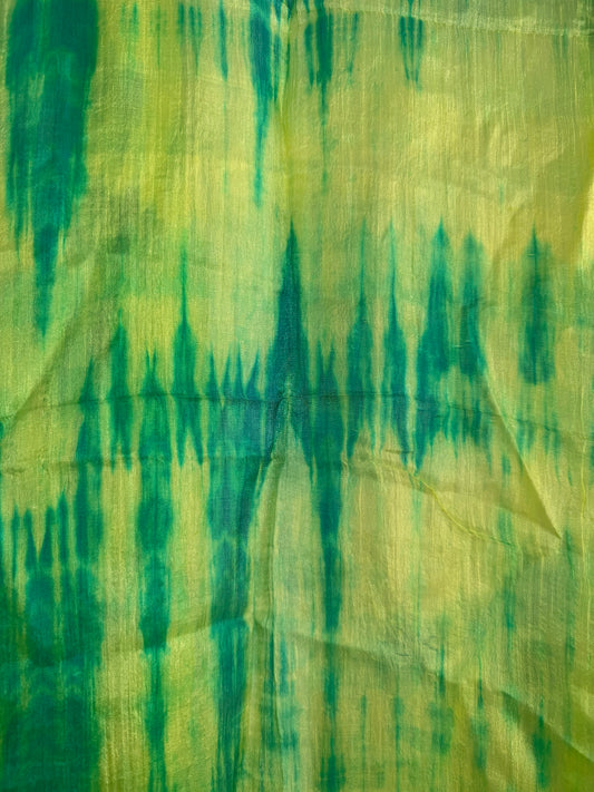 Pure Silk Scarf Green