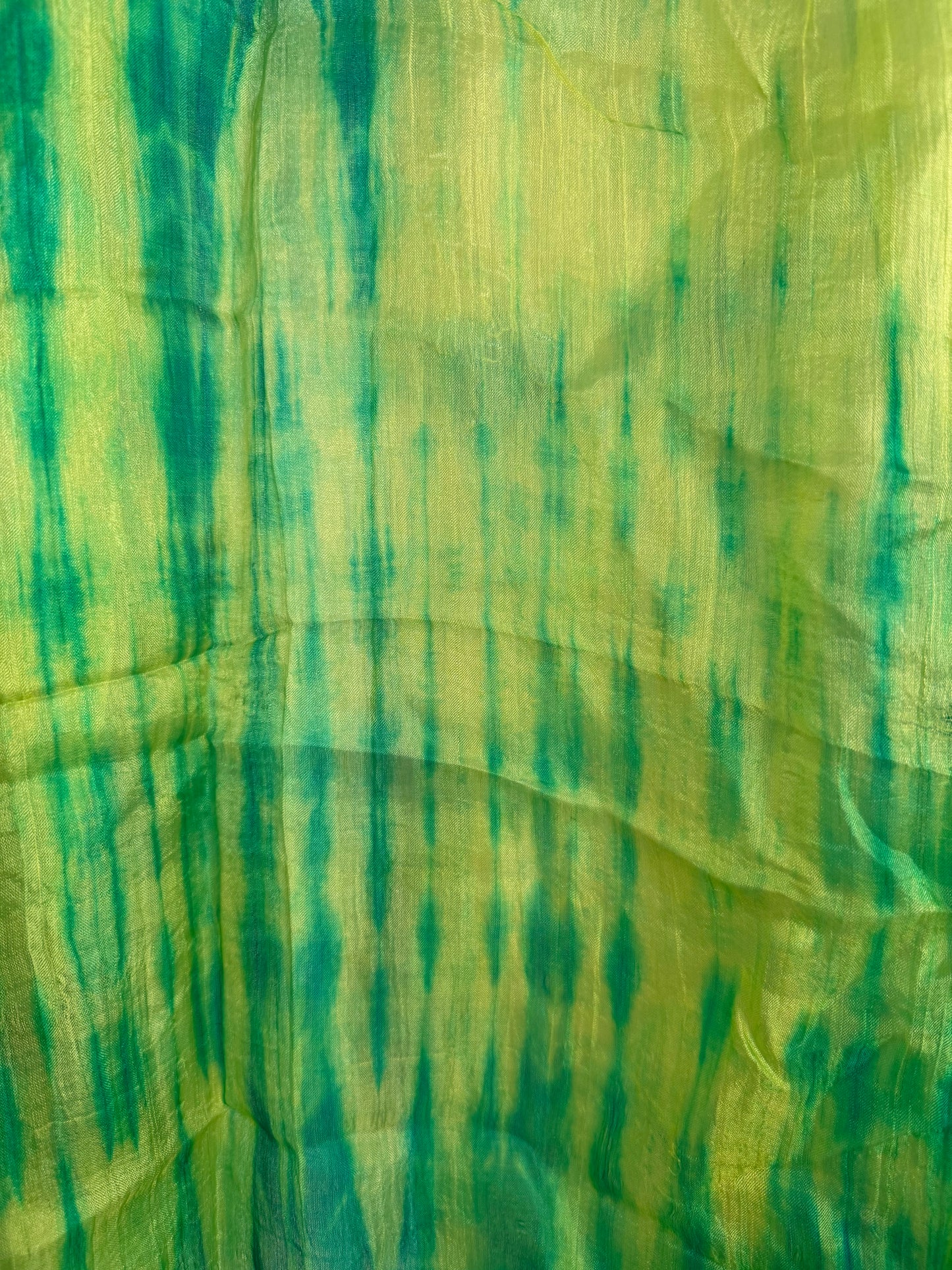 Pure Silk Scarf Green