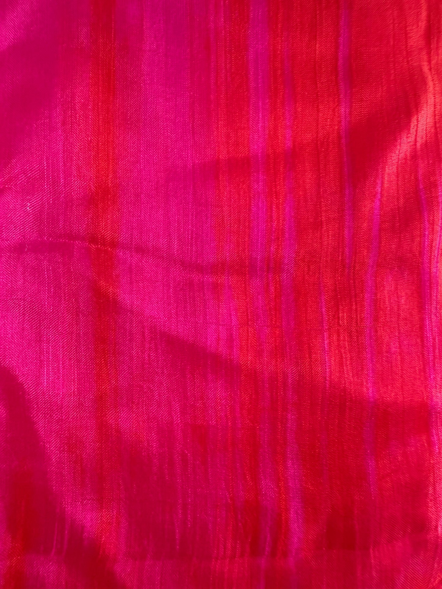 Pure Silk Scarf Pink & Red