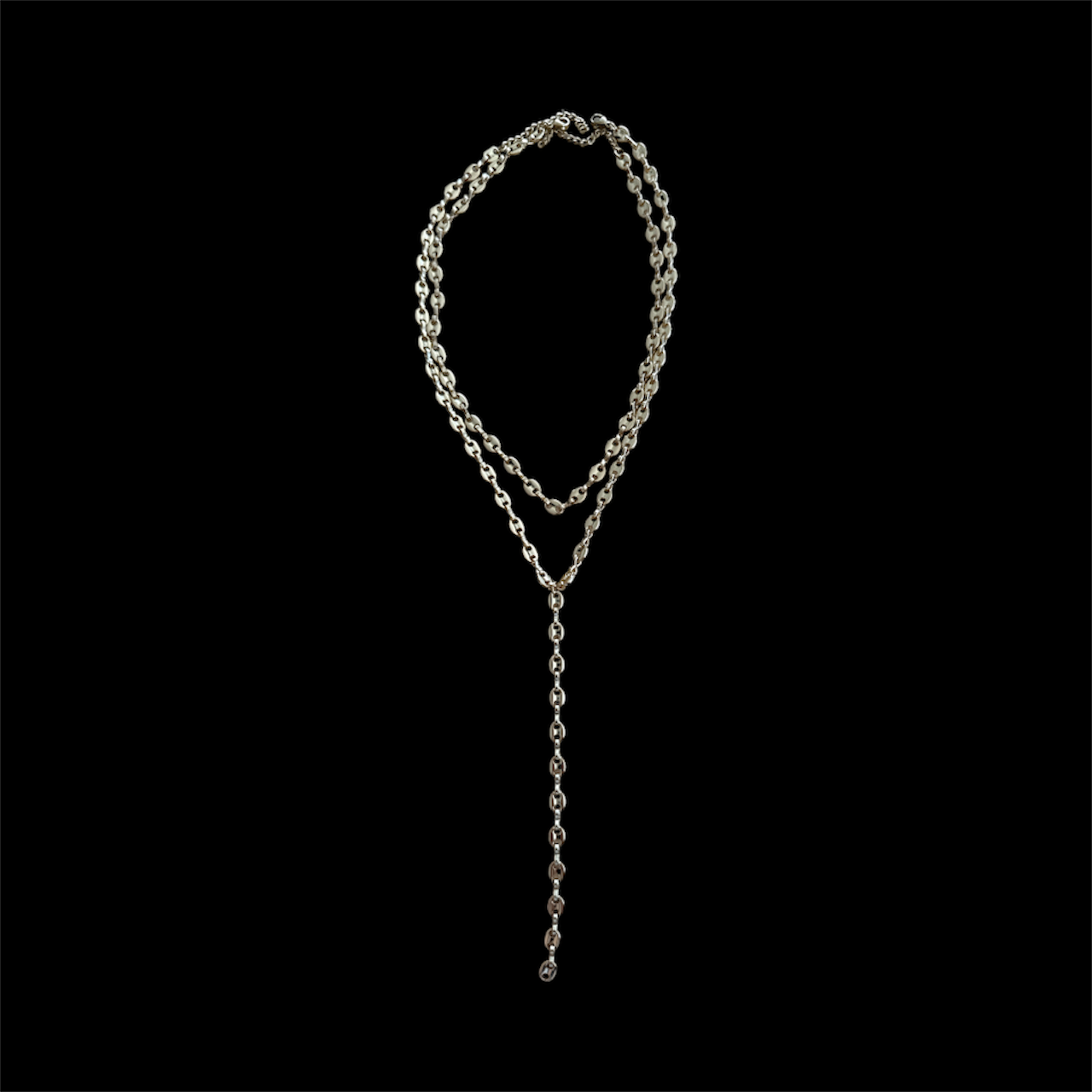 Two Piece Chocker Set in Gold