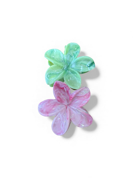 Franjipani Hairclips