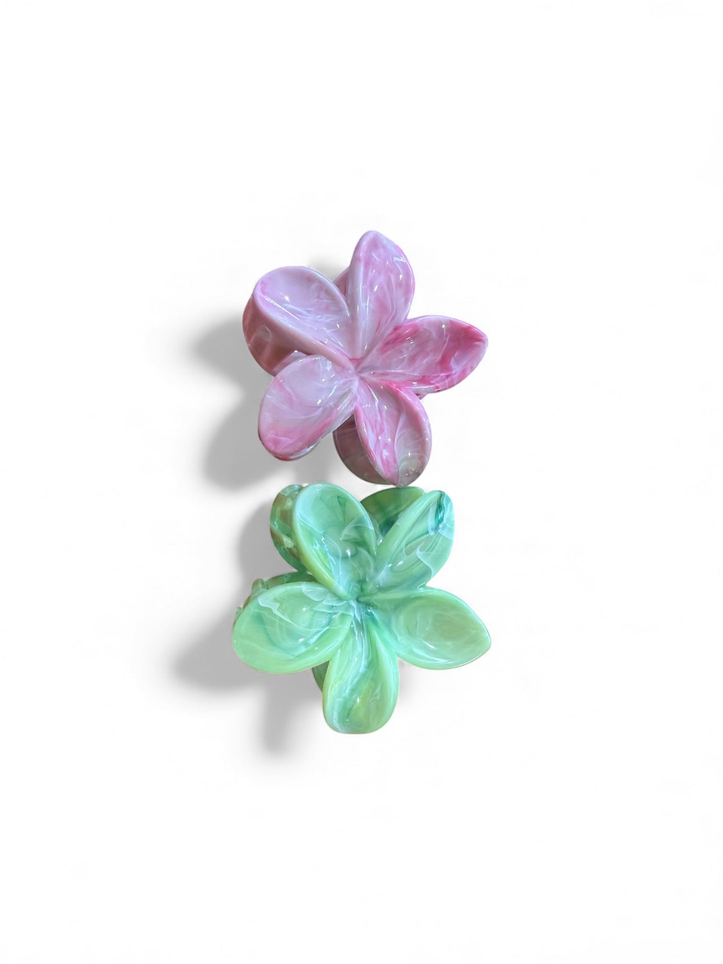 Franjipani Hairclips