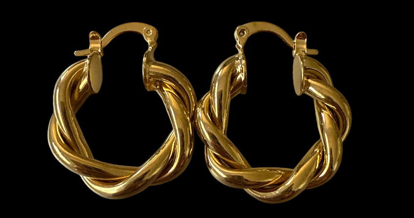 Smaller everyday hoop earrings