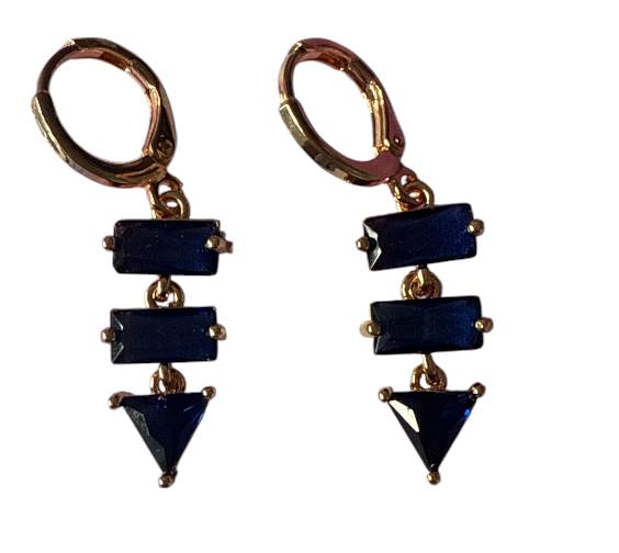 Cute little sapphire inspired earrings
