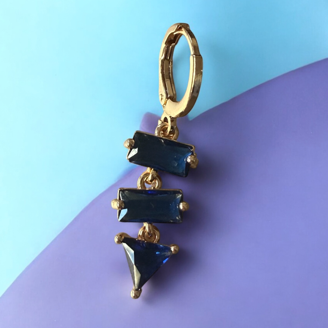 Cute little sapphire inspired earrings