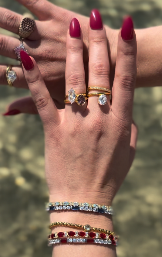 Gold Plated Vintage Look Ring