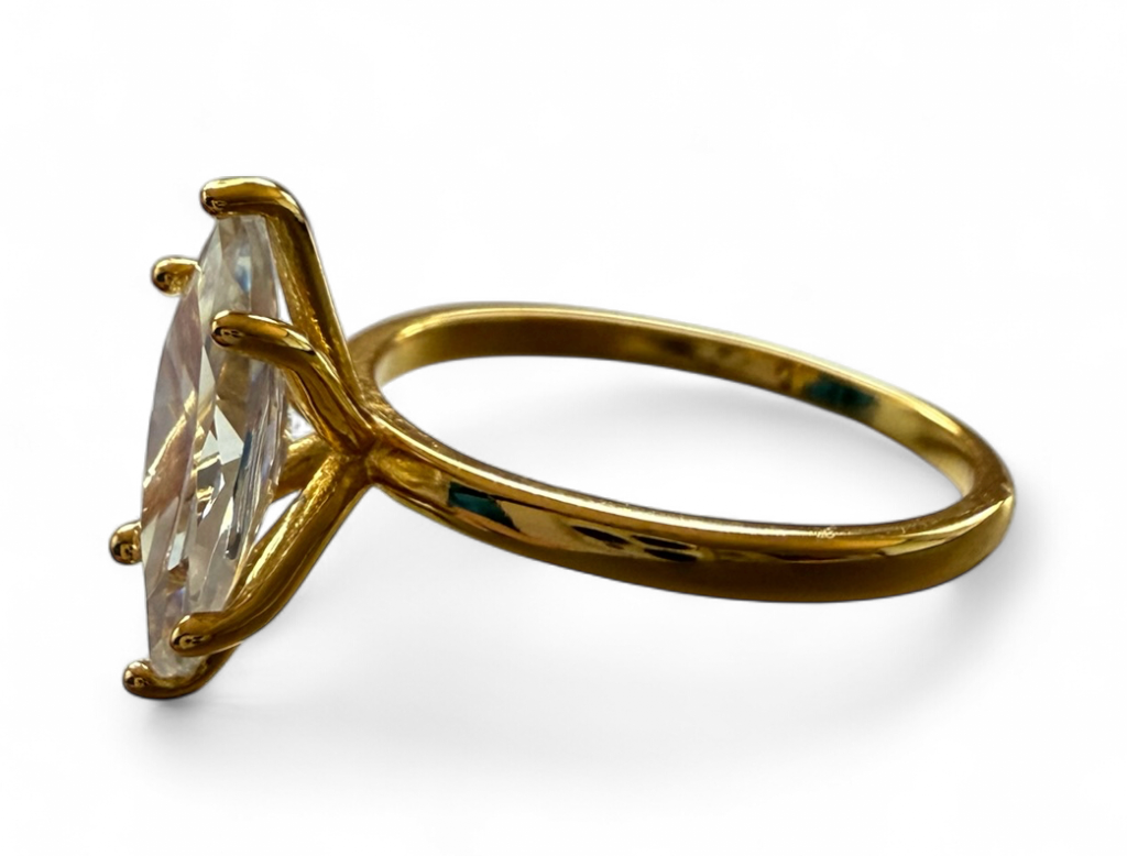 Gold Plated Vintage Look Ring