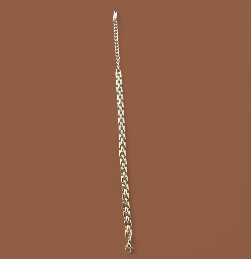 Cute Box Link Gold Bracelet